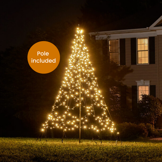 Fairybell | 10ft | 480 LED lights | Including pole | Warm white