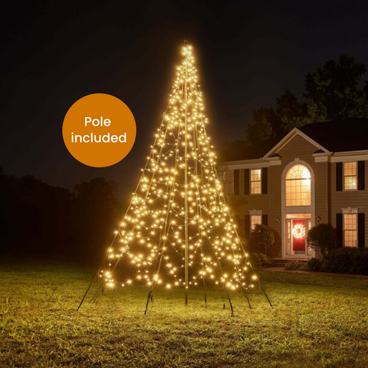 Fairybell | 13ft | 640 LED lights | Including pole | Warm white