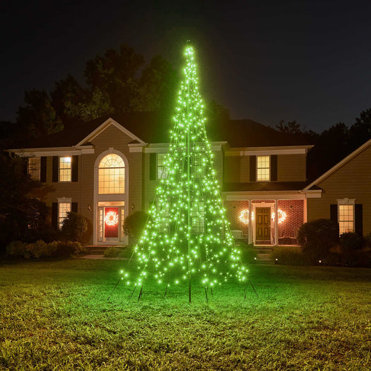 Fairybell | 13ft | 640 LED lights | Including pole | Green