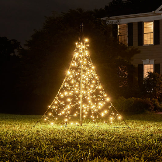 Fairybell All-Surface | 5ft | 240 LED lights | Including mast | Warm white