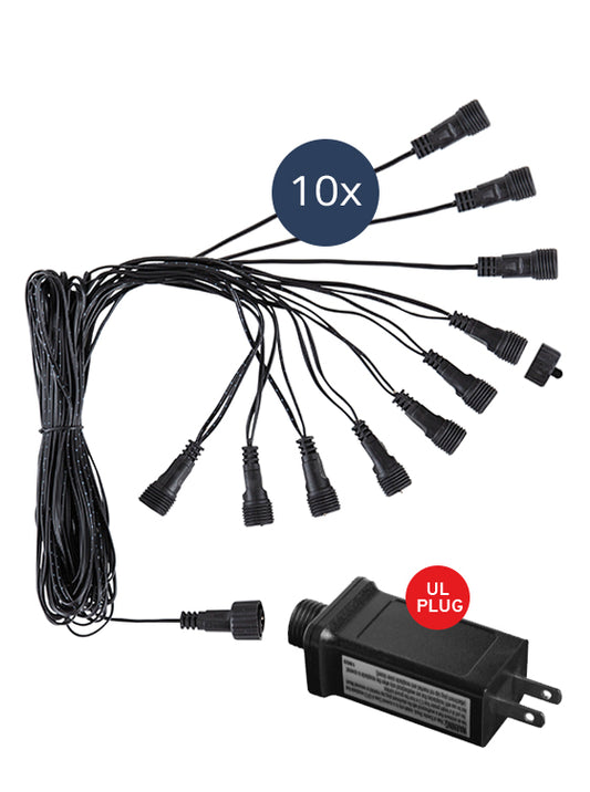 Fairybell | Transformer and cable junction set | 10 connections