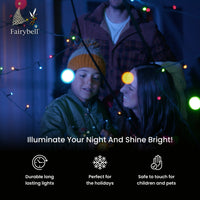 Fairybell | 25ft | 1,500 LED lights | Blue/Green