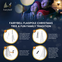 Fairybell | 25ft | 1,500 LED lights | Blue/Green