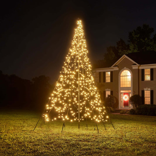 Fairybell | 13ft | 640 LED lights | Including pole | Warm white