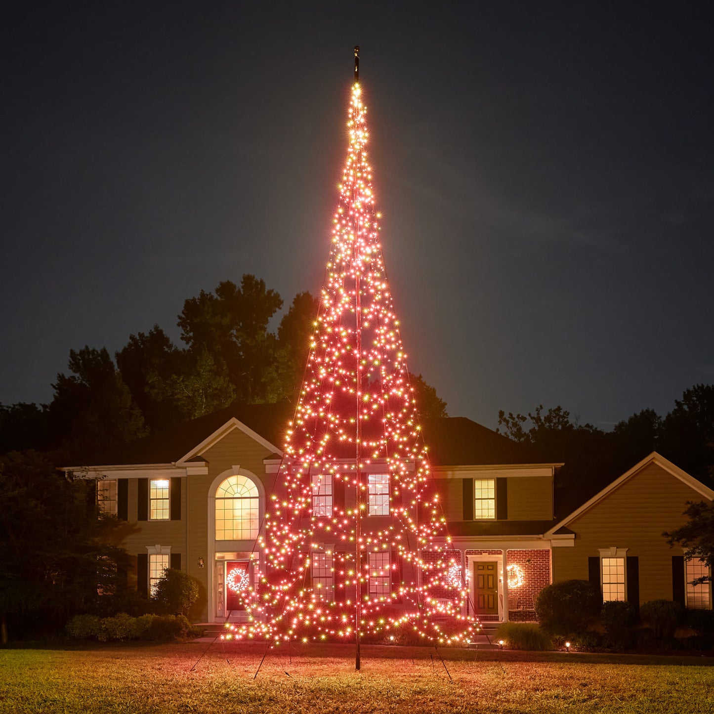 Fairybell | 25ft | 1,500 LED | Warm White/Red