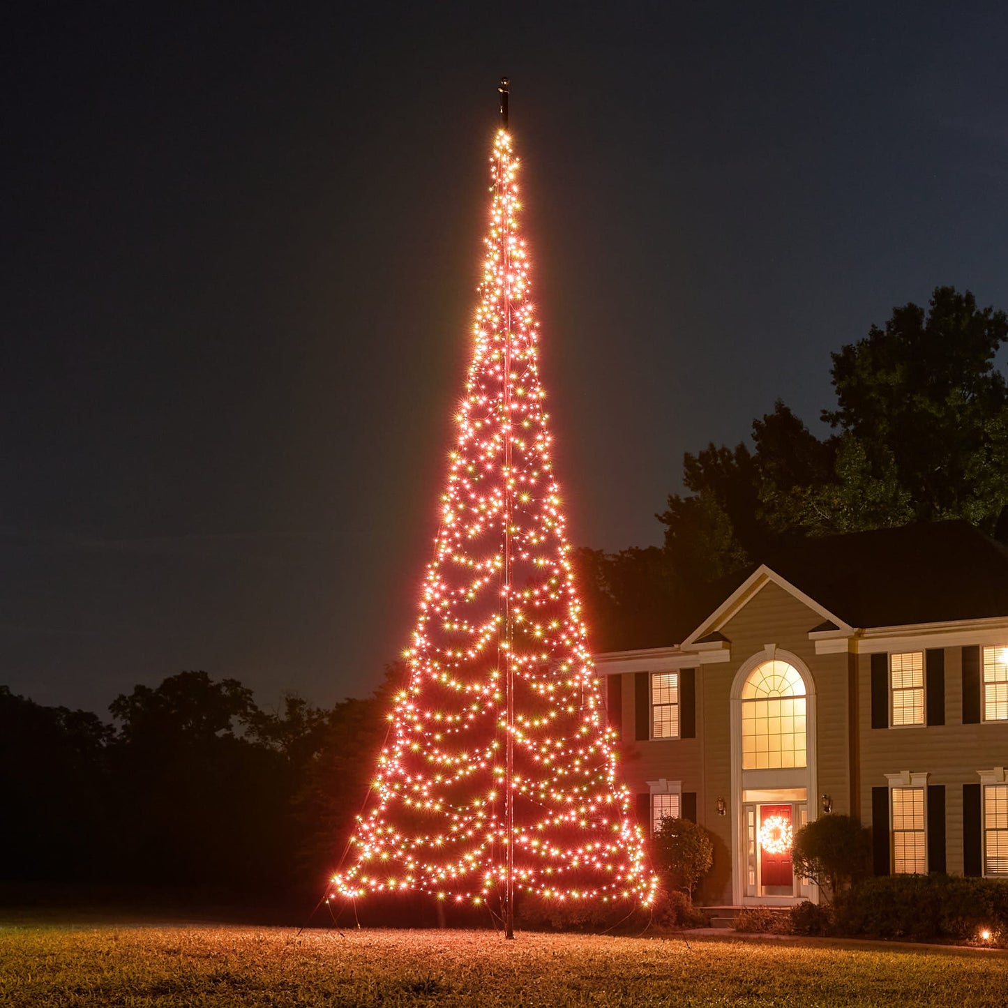 Fairybell | 25ft | 1,500 LED | Warm White/Red