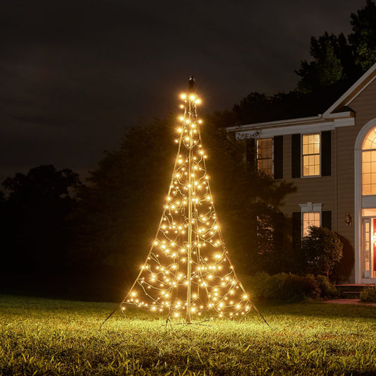 Fairybell All-Surface | 7ft | 240 LED lights | Including mast | Warm white